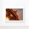 Quadro Foto Paris Torre Eiffel Sol Moldura Branca 33x43cm - 2