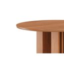 Ver imagem 4 de Mesa P/ Cozinha Ariela C/ Tampo Madeirado Redondo 109x109cm Cinamomo - Cimol