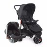 Carrinho com Bebê Conforto Travel System Toffy Cosco Preto Absoluto - 1