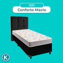 Ver imagem 4 de Kit Cabeceira + Cama Box + Colchão Solteiro D20 D20 Inducol