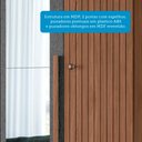 Ver imagem 7 de Guarda Roupa Casal 6 Portas Ripado com Chaves Buriti com Espelhos Santos Andira Jatoba/areia