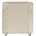 Ver imagem 6 de Kit 6 Poltronas Decorativa para Sala Recepção Manicure Cadeira Mila Material Sintético Pés Cromado