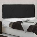 Ver imagem 1 de Cabeceira Painel Queen 160 Cm Dunas Suede Preto - MV Estofados Shop