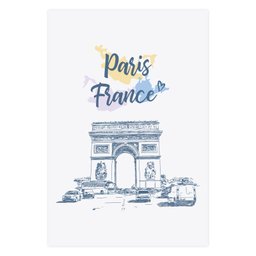 Placa Decorativa Paris Arco do Triunfo França MDF 30x40 - 2