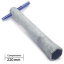 Ver imagem 3 de Chave Hydra Longa para Reparo Valvula Descarga Hydra Docol 22cm - 4654001LG
