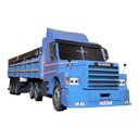 Ver imagem 2 de Carreta Scânia 113h Truck Graneleiro Mdf Miniatura - Azul Ncs