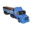 Carreta Scânia 113h Truck Graneleiro Mdf Miniatura - Azul Ncs - 4