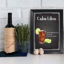 Ver imagem 1 de Quadro Decorativo Bebida Cuba Libre 33x43 Moldura Preta
