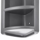Ver imagem 6 de Suporte Porta Shampoo de Canto Multiuso Cantoneira Prateleira Parede Condicionador Cosmeticos Banhei