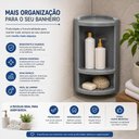 Ver imagem 7 de Suporte Porta Shampoo de Canto Multiuso Cantoneira Prateleira Parede Condicionador Cosmeticos Banhei