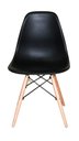 Ver imagem 3 de Kit com 4 Cadeira Charles Eames Eiffel Dkr Wood Preto