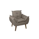 Ver imagem 2 de Kit 2 Poltronas Decorativas Opala Suede Capuccino Smf Decor