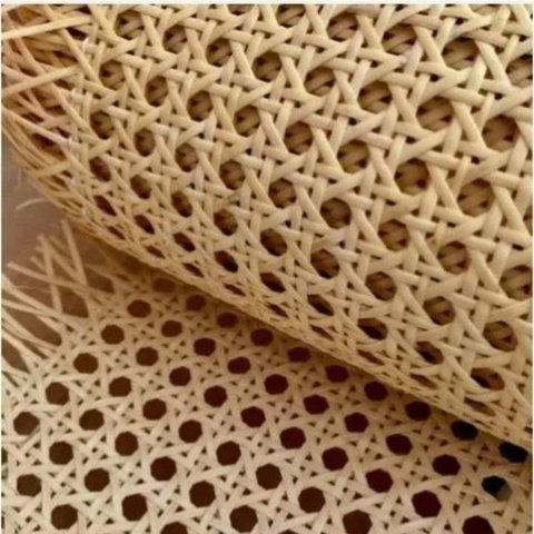 Telinha Rattan Largura 80cm/ Palhinha Indiana Sextavada em Celulose Fibra Natural - Telinha 80x100cm