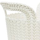 Ver imagem 2 de Cesto Organizador Knit Trançado Redondo 3 Litros Branco Keter