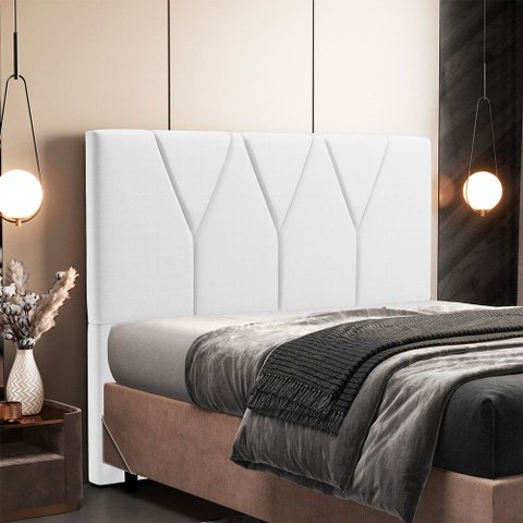 Cabeceira Cama Box Quenn 160 cm Aurora W01 Corano Branco - Lyam Decor