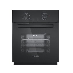 Forno de Embutir a Gas Venax 50 Litros Giii Gas Glp Totale Nero preto 127v - 1