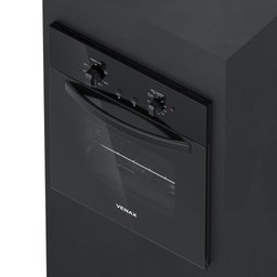 Forno de Embutir a Gas Venax 50 Litros Giii Gas Glp Totale Nero preto 127v - 3