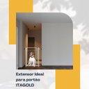 Ver imagem 4 de Prolongador Extensor para Portão Pet 80cm de Altura Extensor de 05cm Branco Itagold