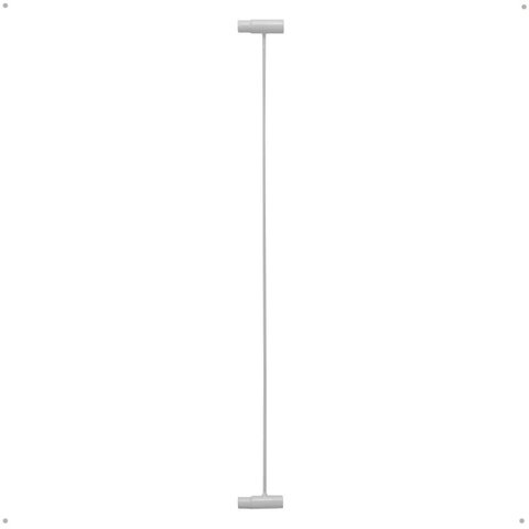 Prolongador Extensor para Portão Pet 80cm de Altura Extensor de 05cm Branco Itagold