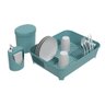 Kit Escorredor + Lixeira + Dispenser -Azul - 2