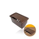 Ver imagem 1 de Tomada para Mesa e Painel 6 Modulo 10A e 4 Conector CAT5e Marrom