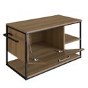 Ver imagem 3 de Gabinete para Banheiro Industrial Suspenso com Porta Basculante Mel