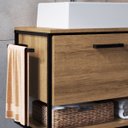 Ver imagem 5 de Gabinete para Banheiro Industrial Suspenso com Porta Basculante Mel