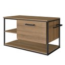 Ver imagem 2 de Gabinete para Banheiro Industrial Suspenso com Porta Basculante Mel