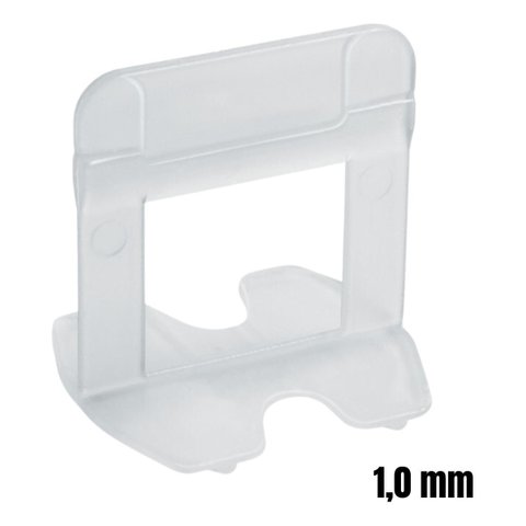 Espaçador Nivelador Cortag Piso Porcelanato 1mm Smart 500pçs