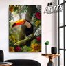 Quadro Tucano Floral -- Br Artes - 3