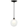 Lustre Pendente Harmony Bolinha Preto + Lampada G9 6000k - 4