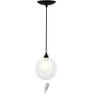 Lustre Pendente Harmony Bolinha Preto + Lampada G9 6000k - 1