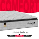 Ver imagem 4 de Colchão Casal Comfort Class Pillow Top 28x138x188cm - Branco - e-Shop Casa