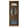 Closet Modulado 100% MDF sem Portas com Prateleiras Cabideiros 90cm Altezza - 5