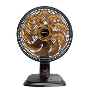 Ventilador Mallory Egeo TS Preto e Dourado – 220 Volts