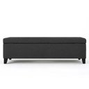 Ver imagem 2 de Recamier Bau Veneza 1,40m Suede Grafite - Clique Decor Clique decorações