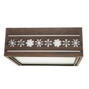 Ver imagem 6 de Luminária Decorativa Madeira Plafon Porto Belo Quad 40cm