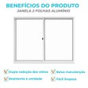 Ver imagem 6 de Vitro 02 Folhas 1,00x1,50 sem Bandeira / sem Grade Bco Linha Super Economica