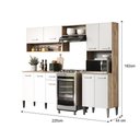 Ver imagem 6 de Armário Cozinha Compacta Arizona Essence Carraro - Carvalho-branco Carvalho-branco