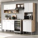 Ver mais imagens de Armário Cozinha Compacta Arizona Essence Carraro - Carvalho-branco Carvalho-branco