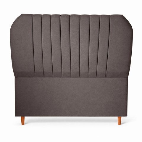 Cabeceira Estofada Elegante para Cama de Casal 140 Hera Linho