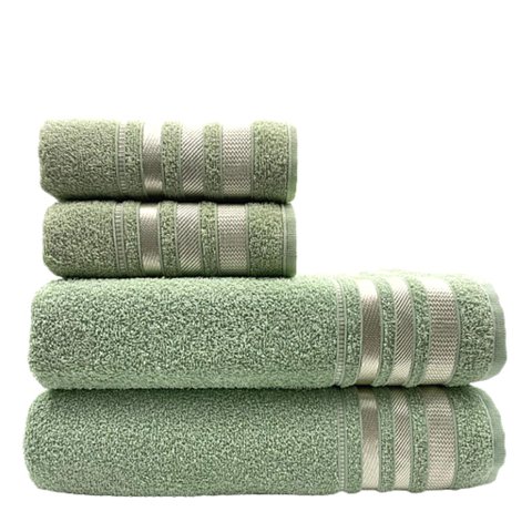 Jogo de Toalhas 4 Peças Groh Marselha 100% Algodão Minti