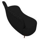 Ver imagem 7 de Sofá 2 Lugares para Sala Living 135cm Pés Palito Tamar K04 Sintético Preto - Mpozenato