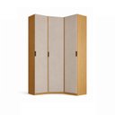 Ver imagem 2 de Guarda-roupa de Canto Oblíquo 3 Portas Mdf Altezza