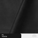Ver imagem 3 de Poltrona Giratória 127cm Golden Courino Preto / Bouclé Off White - Sallar Home