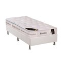 Ver imagem 1 de Cama Box Solteiro: Colchão Molas Pocket Ensacadas Castor Kingdom Aloe Vera + Base Crc Courano White