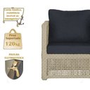 Ver imagem 4 de Mesa e 2 Poltronas Madri Corda Náutica Estofado 12 Trama Rami