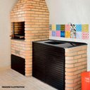 Ver imagem 3 de Tampo Granitado Ideal para Área Gourmet/churrasqueira Rorato 1,18x0,50cm