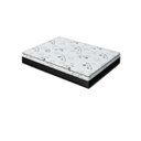 Ver imagem 3 de Cama Box Baú Casal 138 Bipartido Tecido Sintético Branco com Colchão One Face D33 - 17x138x188cm