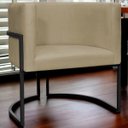 Ver imagem 2 de Poltrona Decorativa para Recepção Luna Suede Base de Ferro Preto